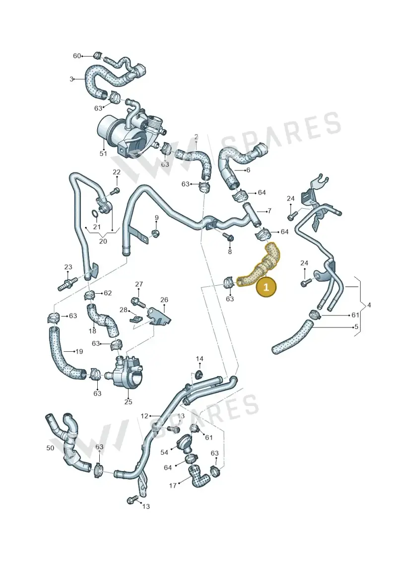 5Q0122073R — Skoda Kamiq (2019-) diagram 891121150, position 1