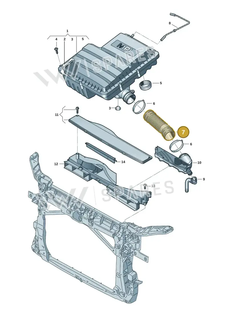 5Q0129618D — Skoda Octavia (2019-2024) diagram 5h0129060, position 7
