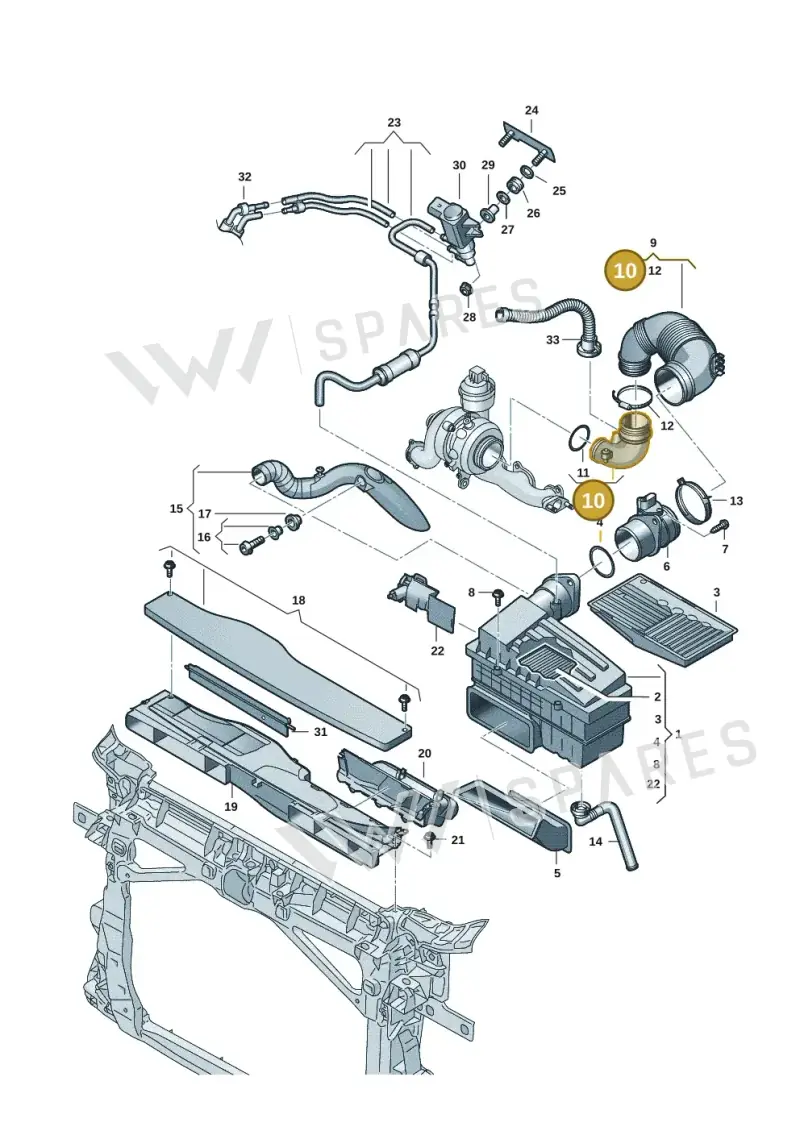 5Q0129635C — Skoda Kodiaq (2024-) diagram 57x129300, position 10