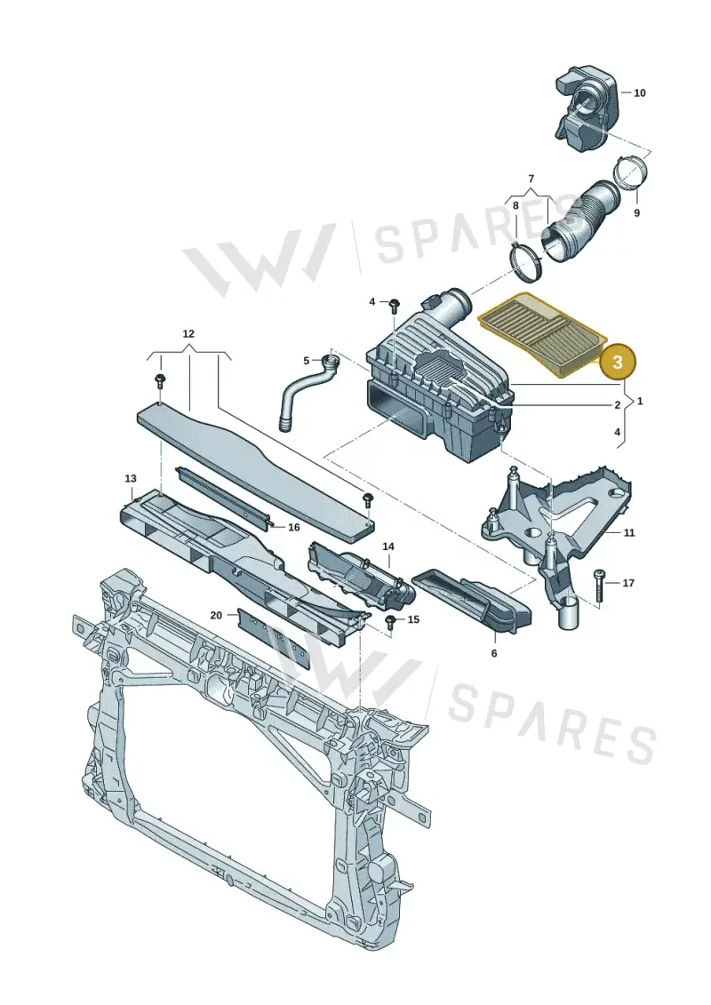 5Q0129668E — Skoda Kodiaq (2024-) diagram 7t0129050, position 3