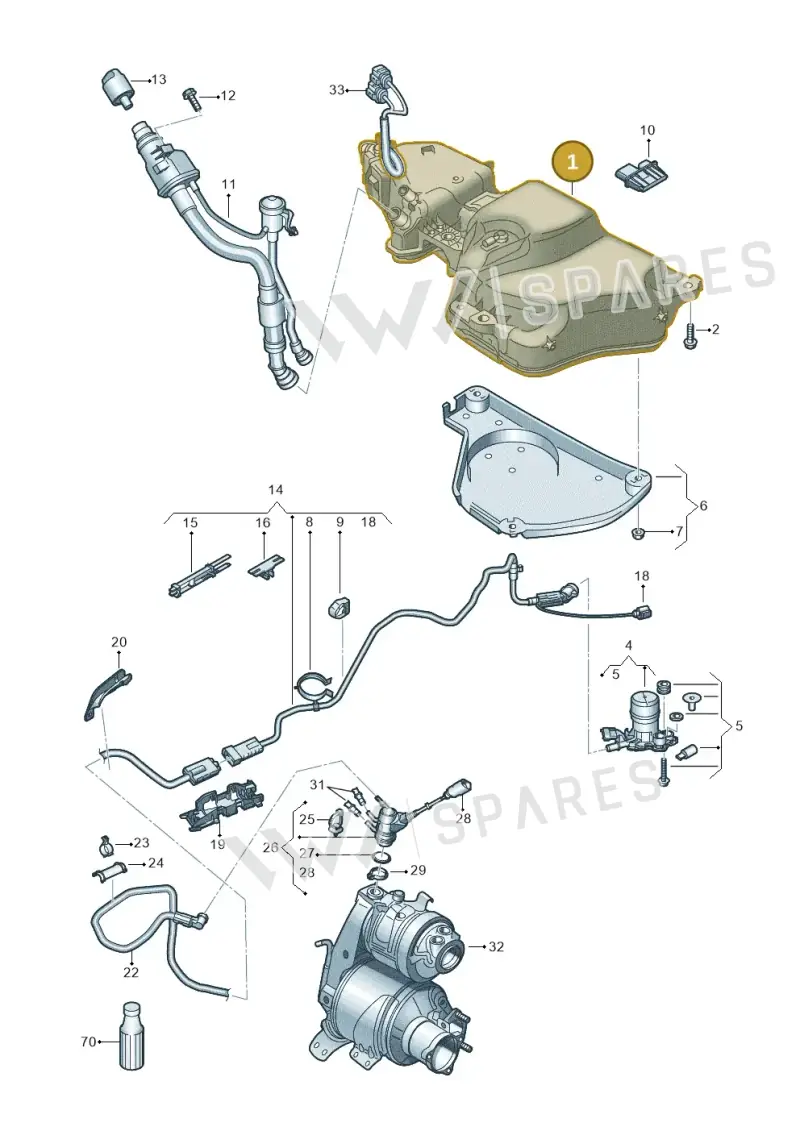 5Q0131877F — Skoda Octavia (2017-2020) diagram 805253100, position 1