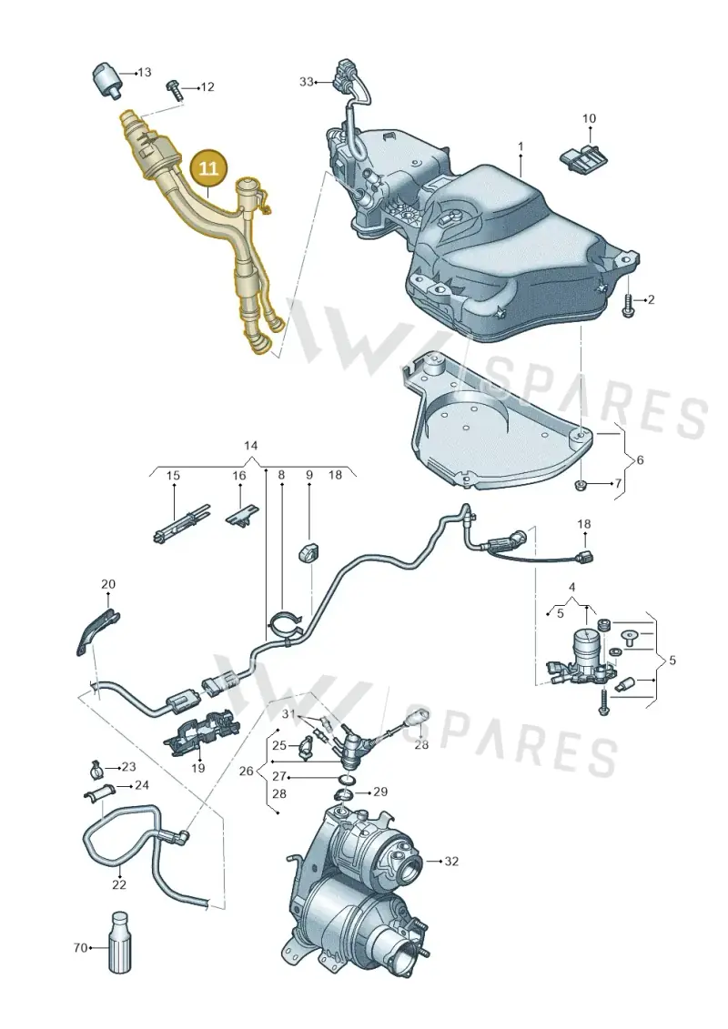 5Q0131965S — Skoda Octavia (2017-2020) diagram 805253100, position 11
