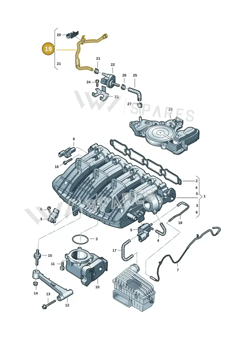 5Q0133366K — Skoda Kodiaq (2024-) diagram 5h0133070, position 19