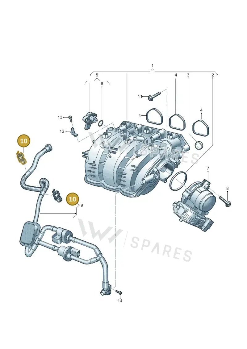 5Q0133687C — Skoda Fabia (2021-) diagram 837133020, position 10