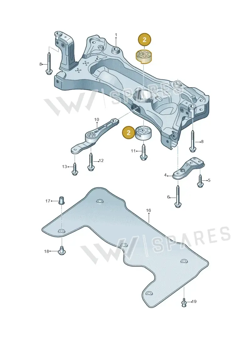 5Q0198037M — Skoda Superb Combi (2015-2024) diagram 884199150, position 2