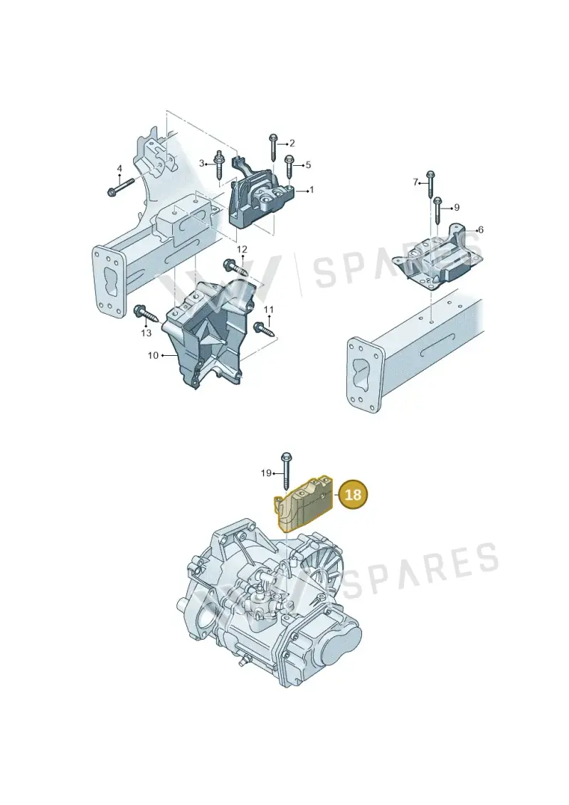 5Q0199117A — Skoda Octavia (2017-2020) diagram 805199027, position 18