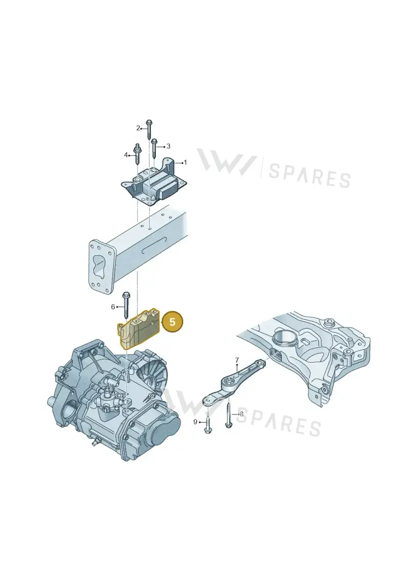 5Q0199117A — Skoda Fabia (2021-) diagram 793199050, position 5