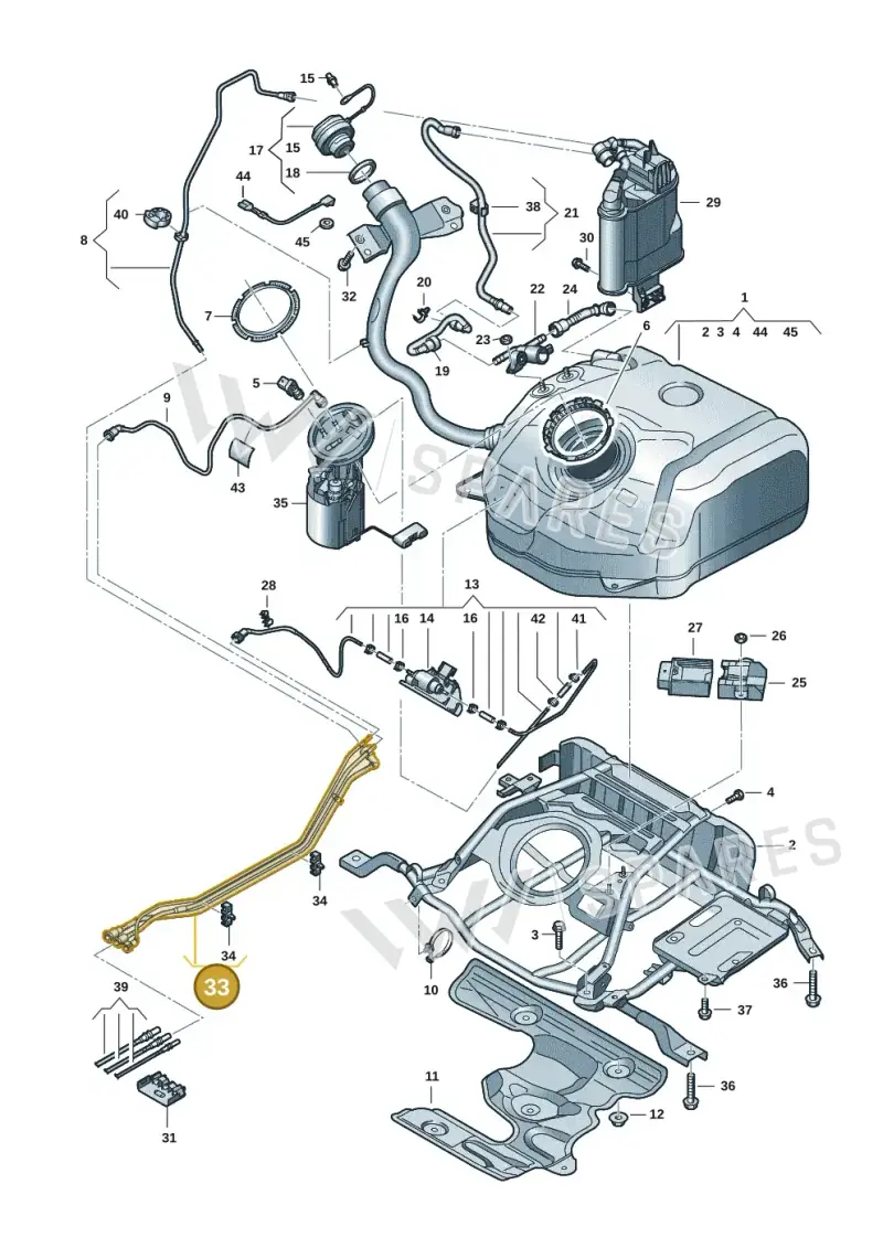 5Q0201079N — Skoda Octavia (2019-2024) diagram 5h0201050, position 33