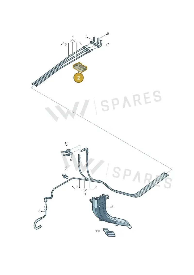5Q0201449E — Skoda Octavia (2019-2024) diagram 793201150, position 2