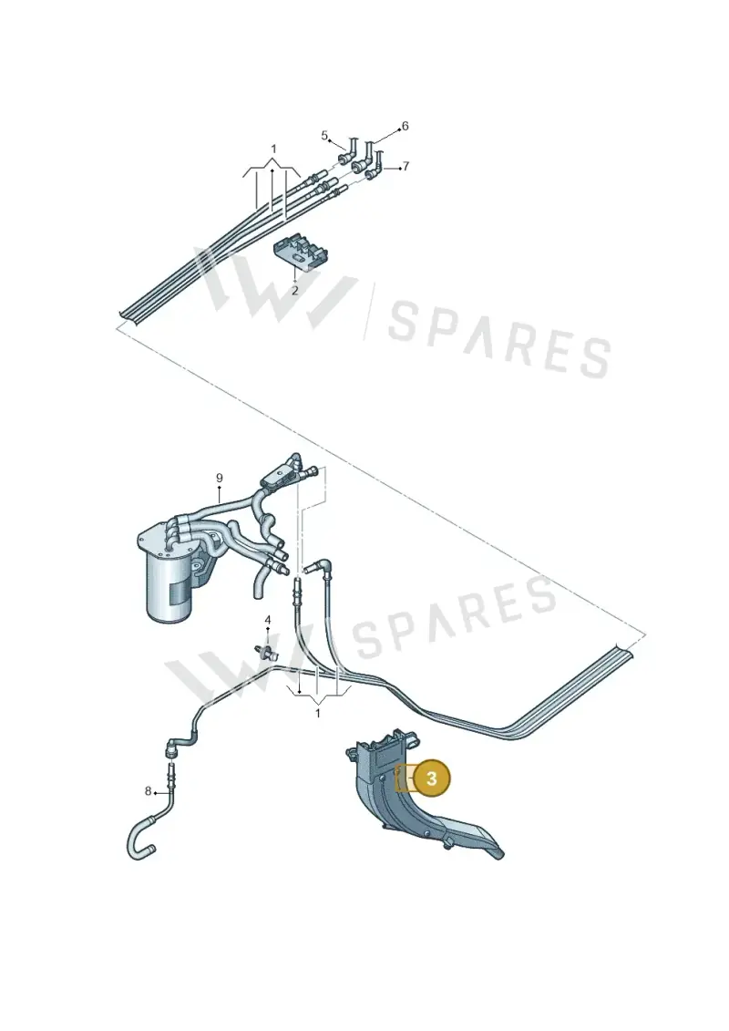 5Q0201973D — Skoda Octavia (2017-2020) diagram 746201250, position 3
