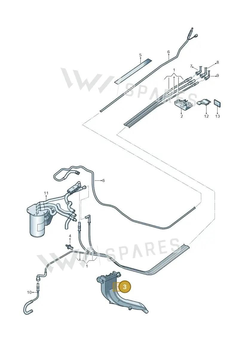 5Q0201973D — Skoda Karoq (2017-2022) diagram 834201025, position 3