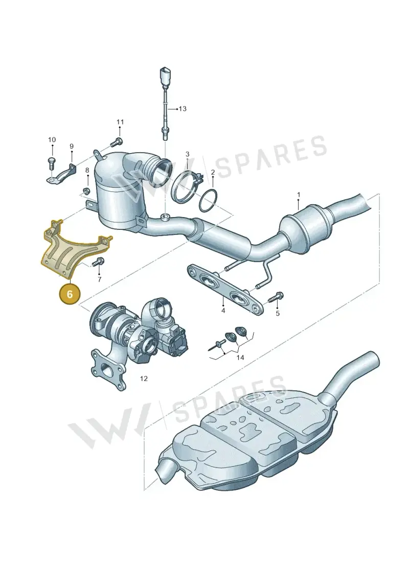 5Q0253249A — Skoda Kodiaq (2018-2022) diagram 810253220, position 6