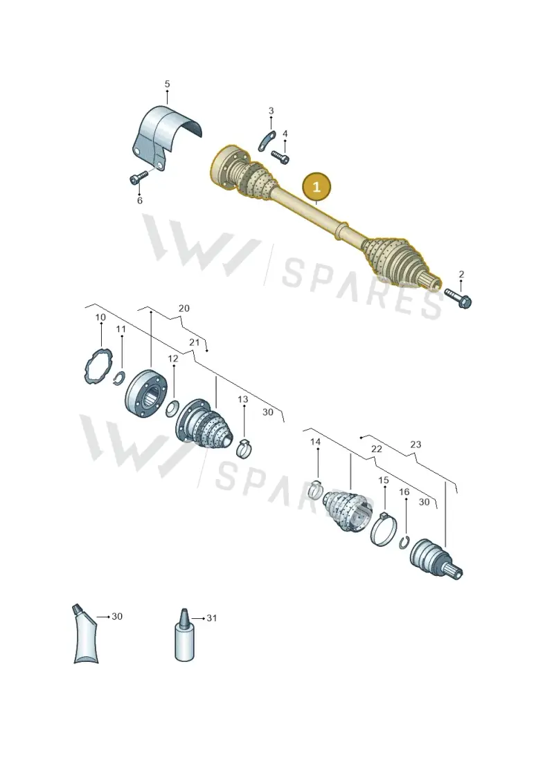 5Q0407271A — Skoda Octavia (2017-2020) diagram 746407340, position 1