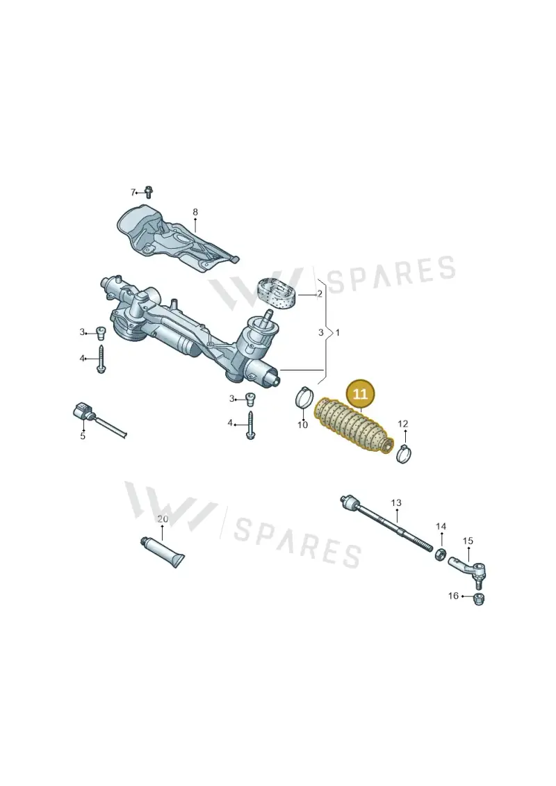 5Q0423831 — Skoda Kodiaq (2024-) diagram 780423000, position 11