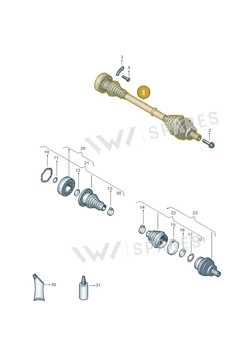 5Q0501204A — Skoda Octavia (2012-2017) diagram 656501100, position 1