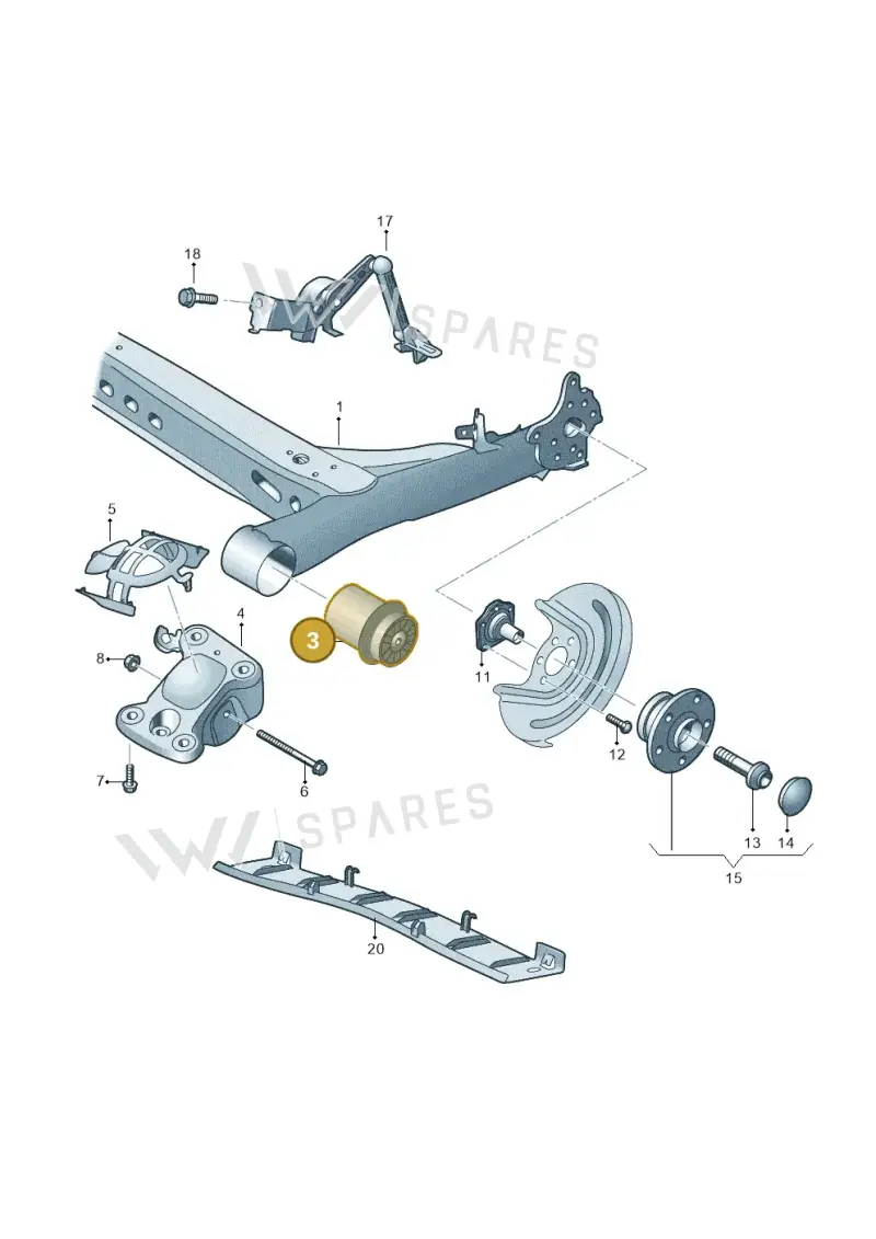 5Q0501541C — Skoda Kamiq (2019-) diagram 837500200, position 3