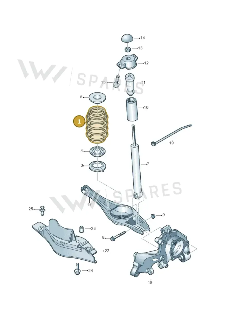 5Q0511115FH — Skoda Octavia (2019-2024) diagram 746511050, position 1
