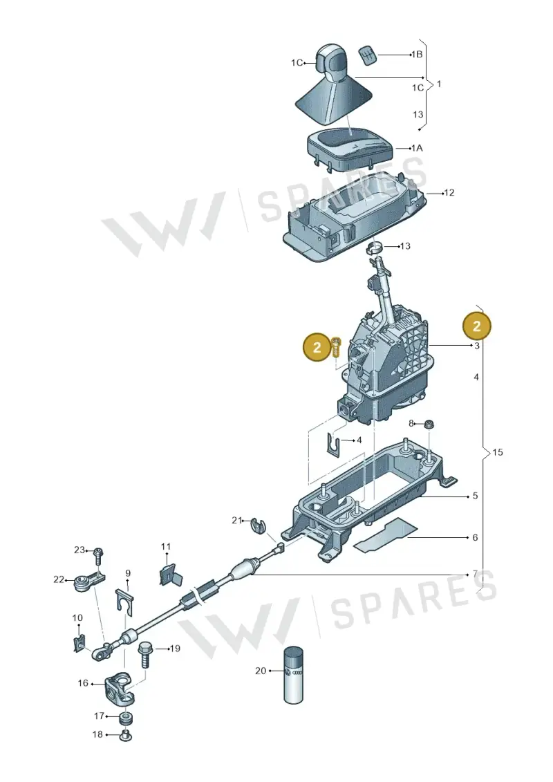 5Q0798101 — Skoda Octavia (2017-2020) diagram 805713010, position 2