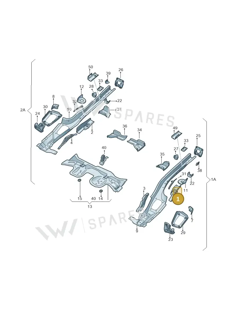 5Q0801771 — Skoda Octavia (2019-2024) diagram 585803025, position 1