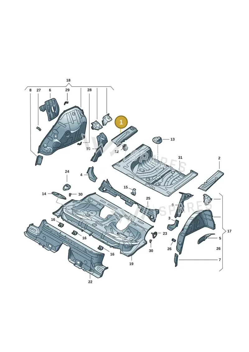 5Q0802090 — Skoda Octavia (2019-2024) diagram 585803065, position 1