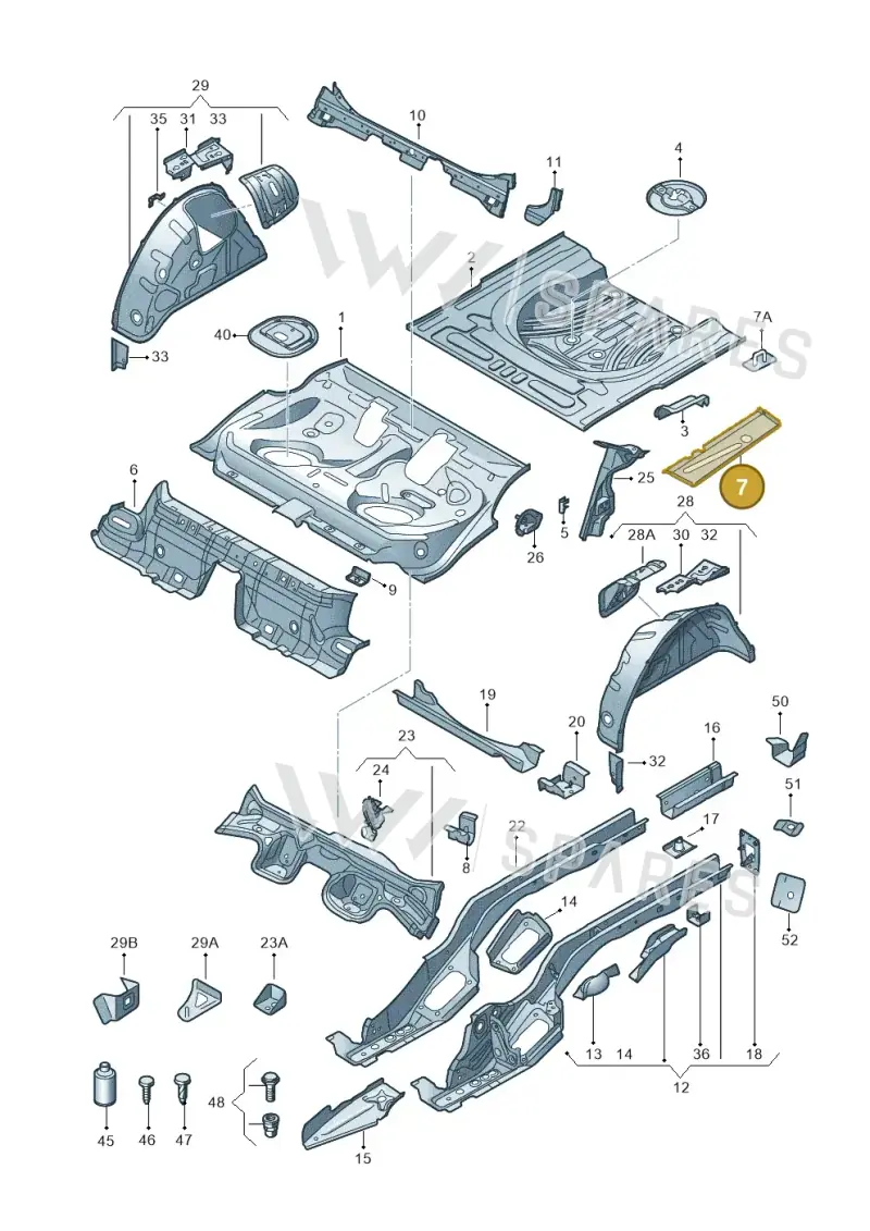 5Q0802090 — Skoda Octavia (2017-2020) diagram 805803010, position 7
