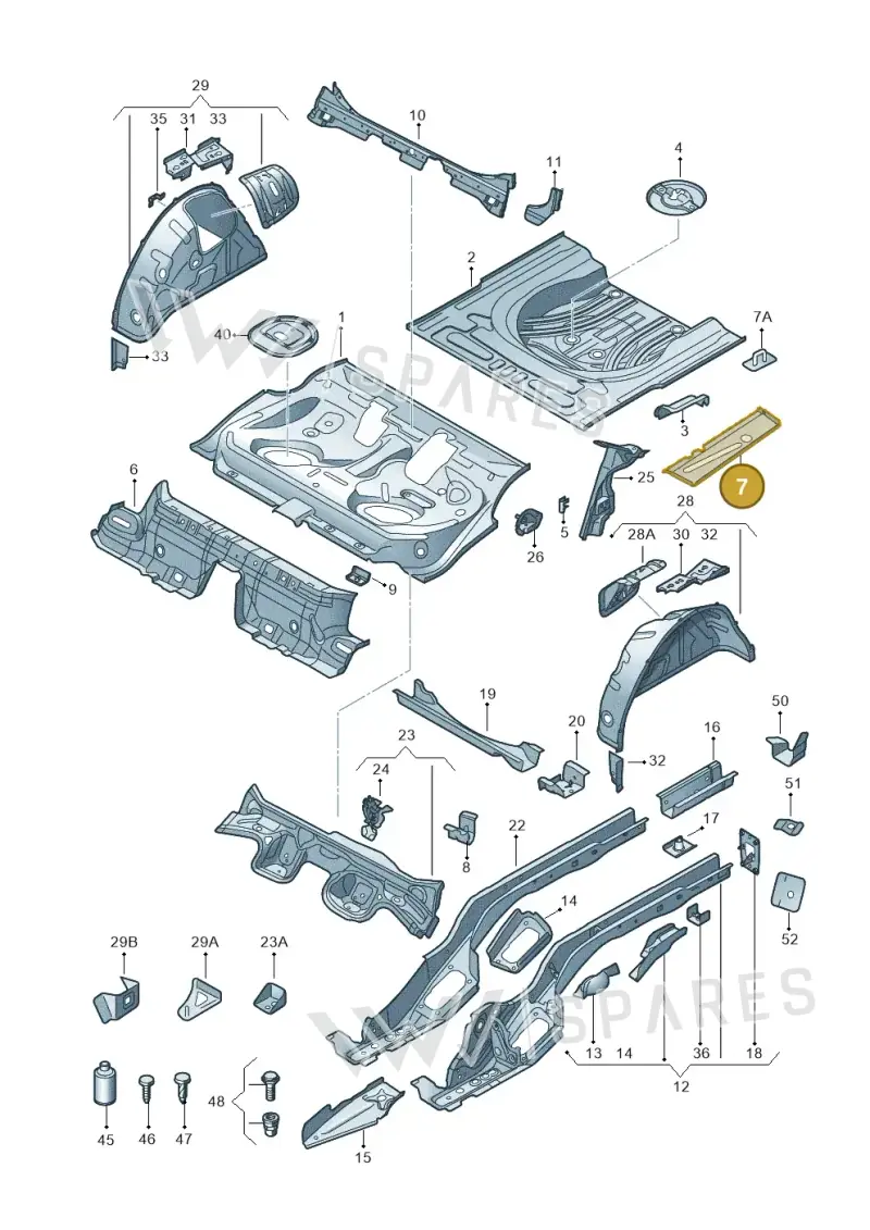 5Q0802092A — Skoda Octavia (2017-2020) diagram 805803010, position 7