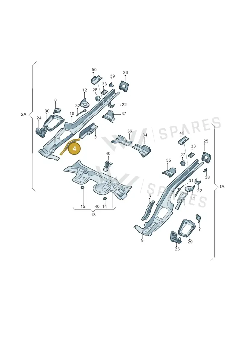 5Q0802558 — Skoda Octavia (2019-2024) diagram 585803025, position 4