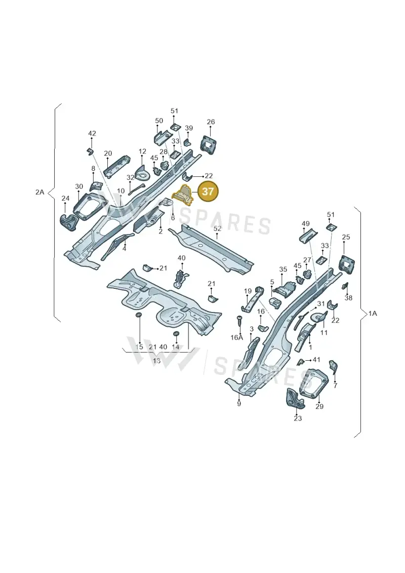 5Q0803066B — Skoda Octavia (2019-2024) diagram 585803010, position 37