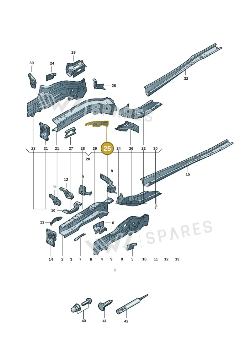 5Q0803128 — Skoda Kodiaq (2024-) diagram 57h803000, position 25