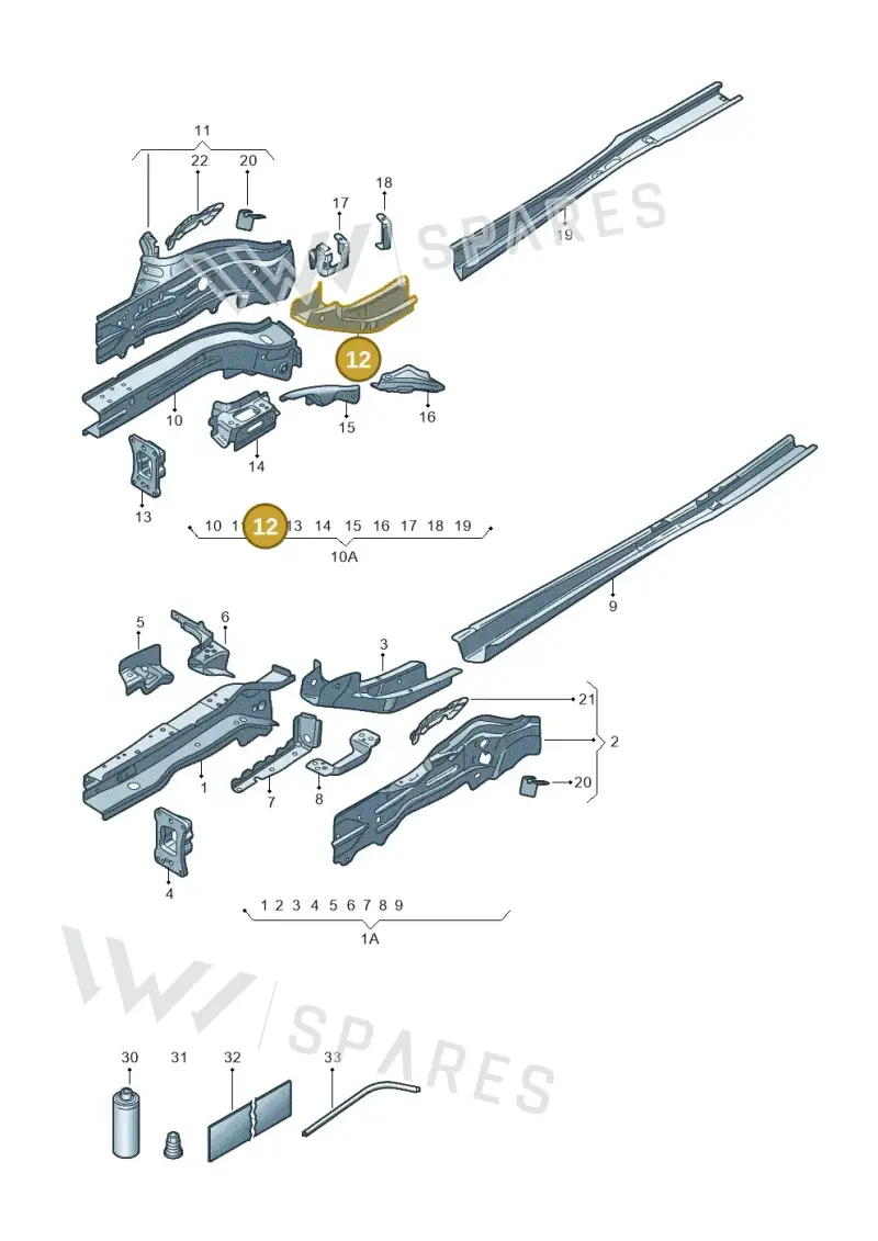 5Q0803210 — Skoda Superb Combi (2023-) diagram 3p0803000, position 12