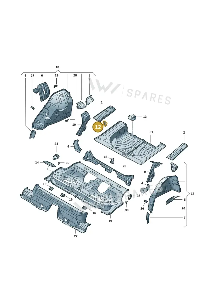 5Q0803271 — Skoda Octavia (2019-2024) diagram 585803065, position 12