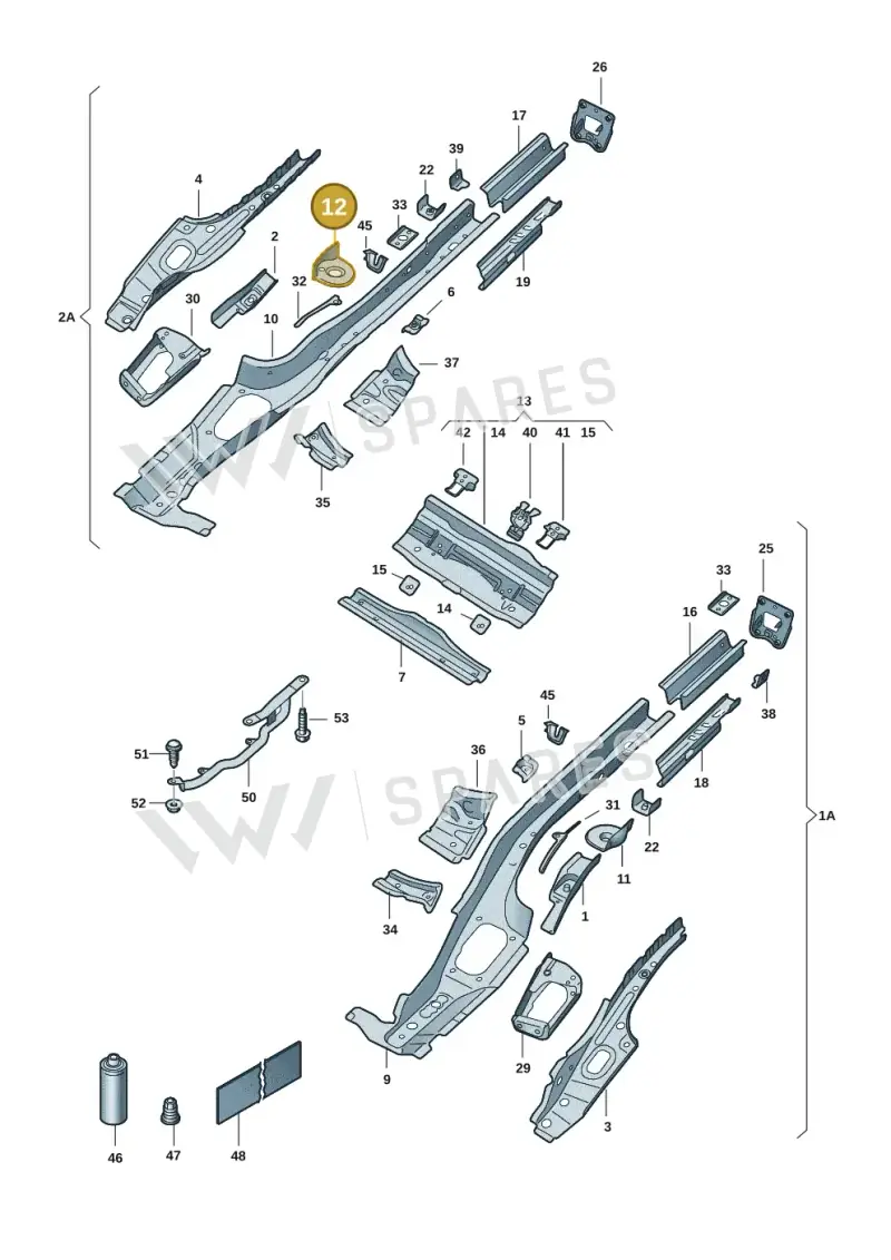5Q0803458 — Skoda Octavia (2019-2024) diagram 585803015, position 12