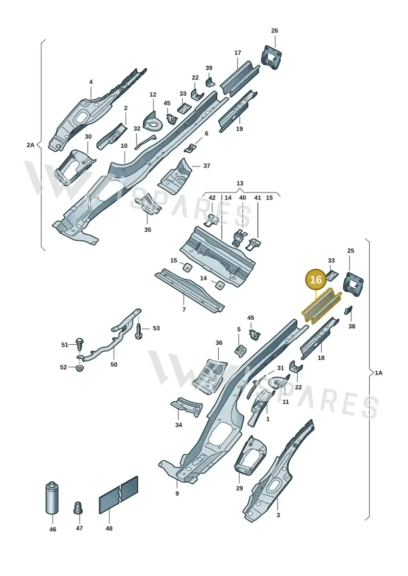 5Q0803511D — Skoda Octavia (2019-2024) diagram 585803015, position 16