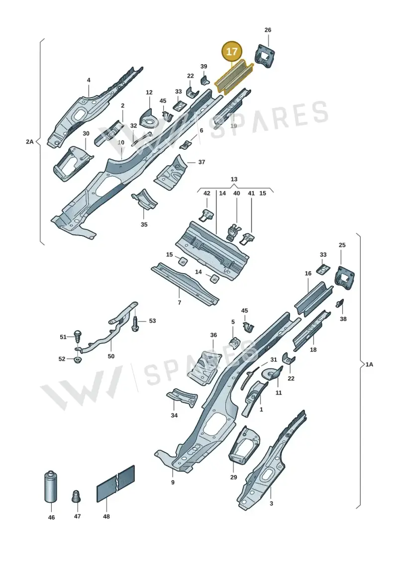5Q0803512D — Skoda Octavia (2019-2024) diagram 585803015, position 17