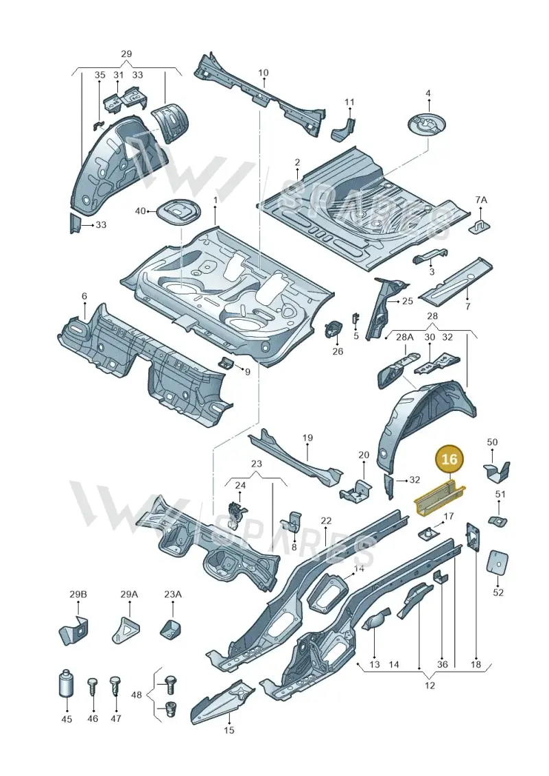 5Q0803512 — Skoda Octavia (2017-2020) diagram 805803010, position 16