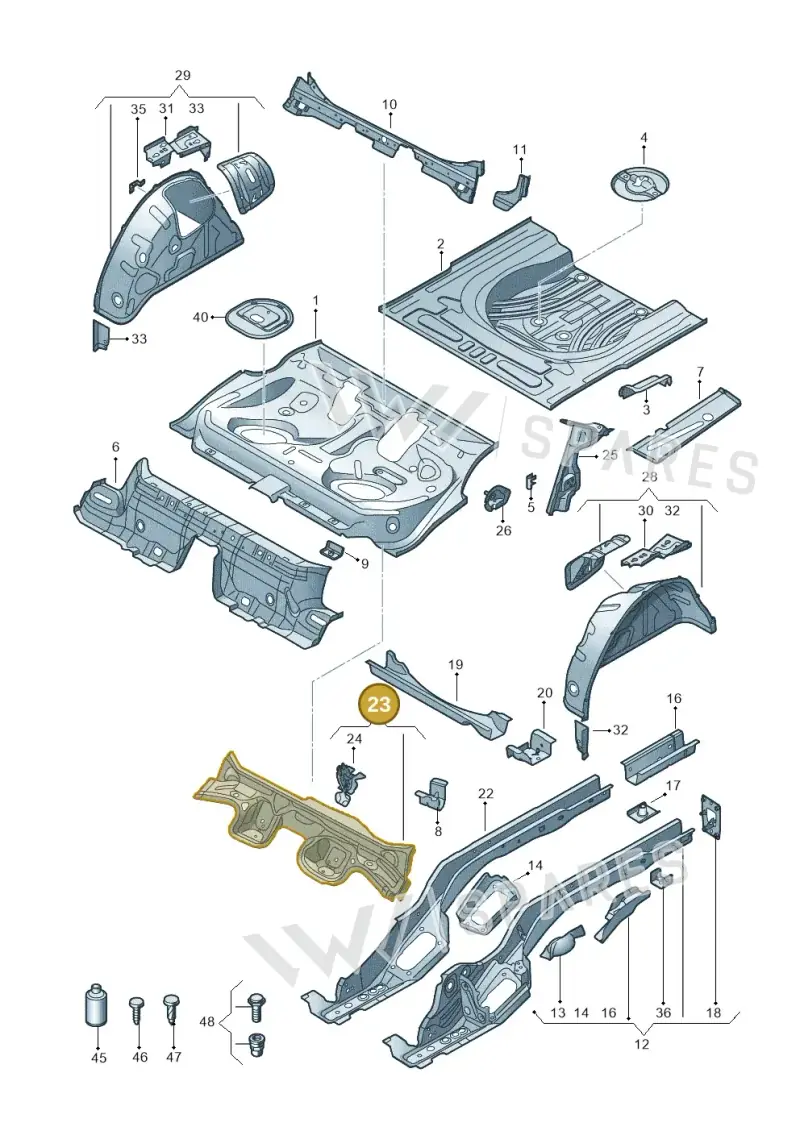 5Q0803531G — Skoda Octavia (2012-2017) diagram 763803200, position 23