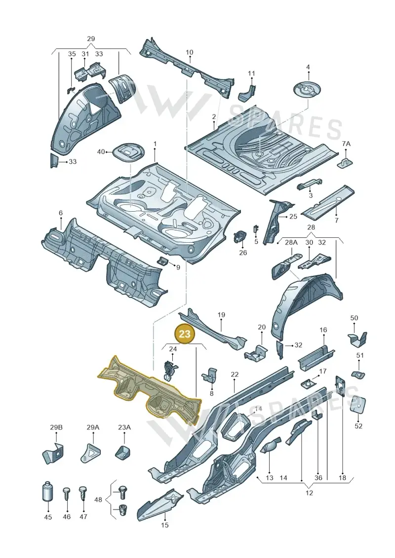 5Q0803531G — Skoda Octavia (2017-2020) diagram 805803010, position 23