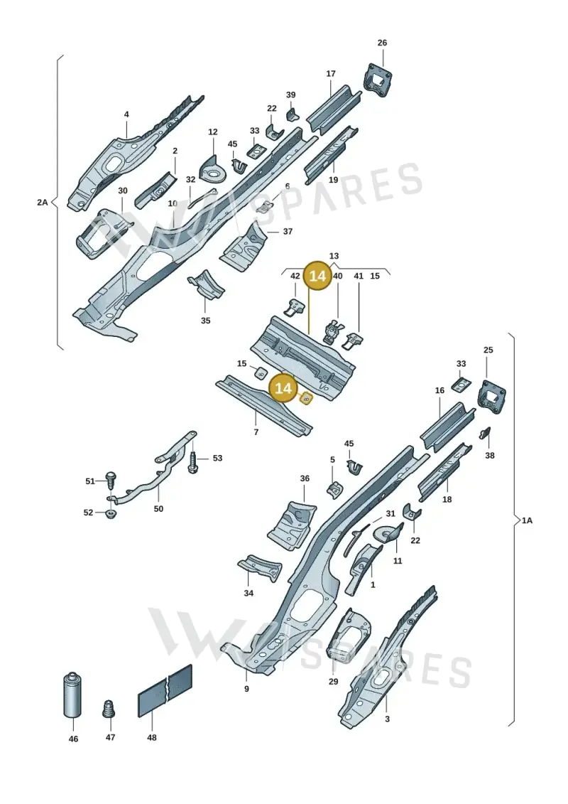 5Q0803621C — Skoda Octavia (2019-2024) diagram 585803015, position 14