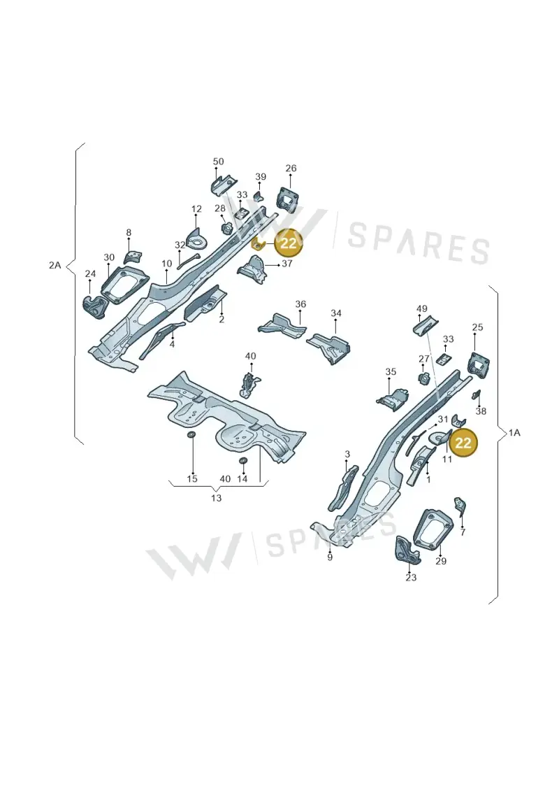 5Q0804025C — Skoda Octavia (2019-2024) diagram 585803025, position 22