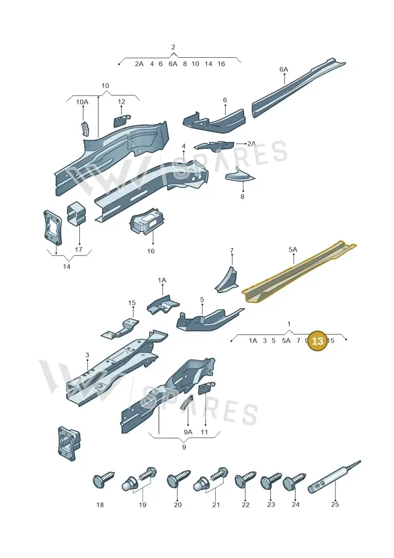5Q0804181A — Skoda Octavia (2017-2020) diagram 745803000, position 13