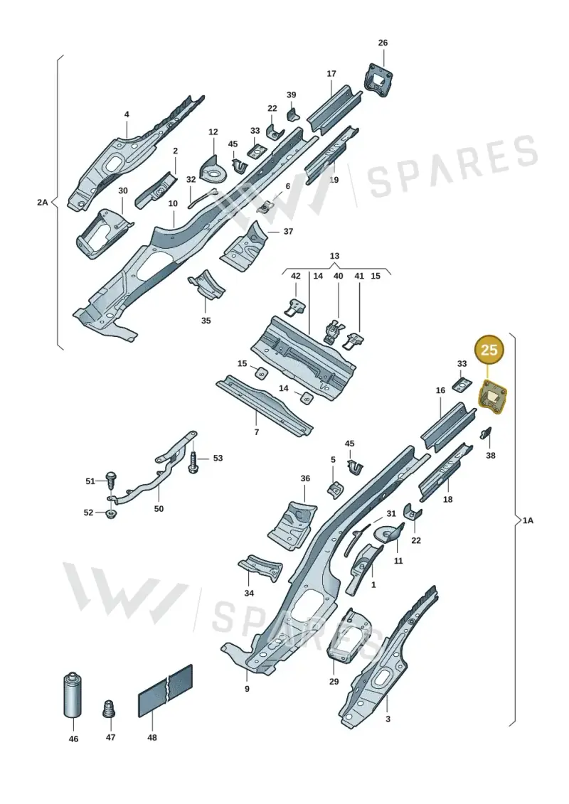 5Q0804473A — Skoda Octavia (2019-2024) diagram 585803015, position 25