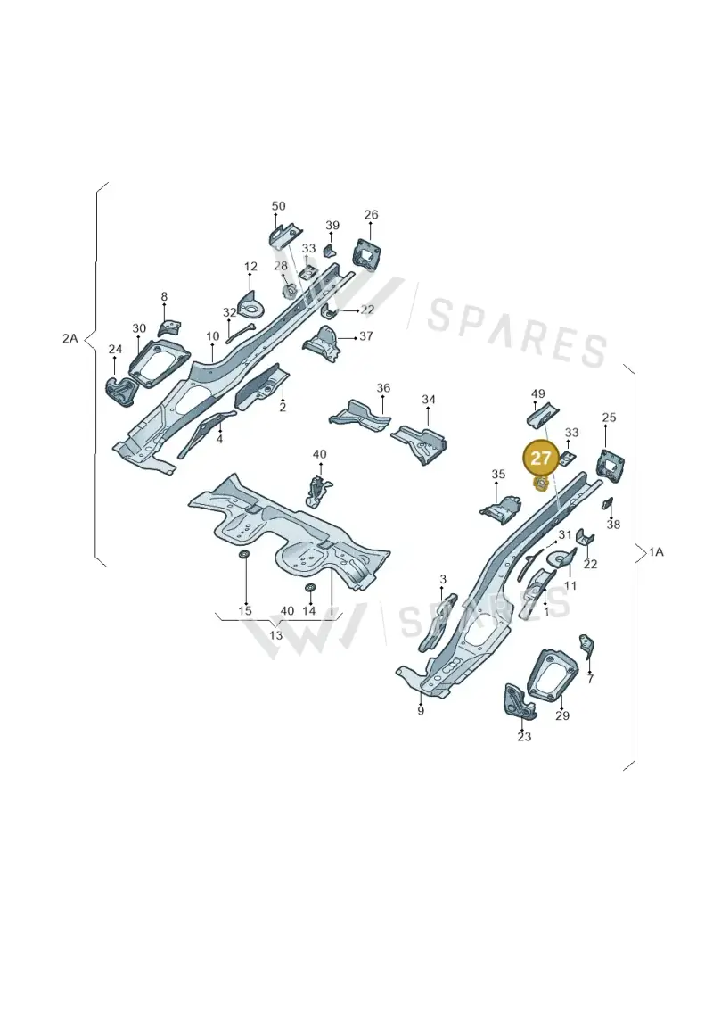 5Q0804497 — Skoda Octavia (2019-2024) diagram 585803025, position 27