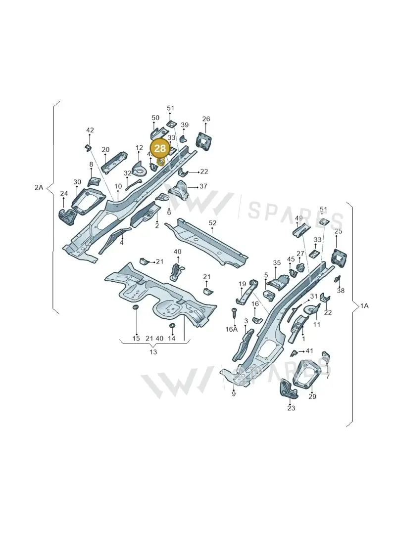 5Q0804498 — Skoda Octavia (2019-2024) diagram 585803010, position 28