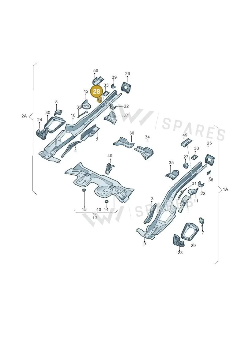 5Q0804498 — Skoda Octavia (2019-2024) diagram 585803025, position 28