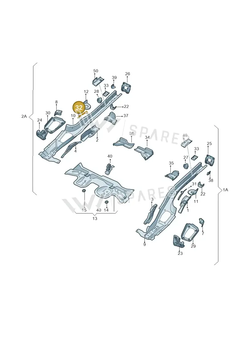 5Q0804536 — Skoda Octavia (2019-2024) diagram 585803025, position 32
