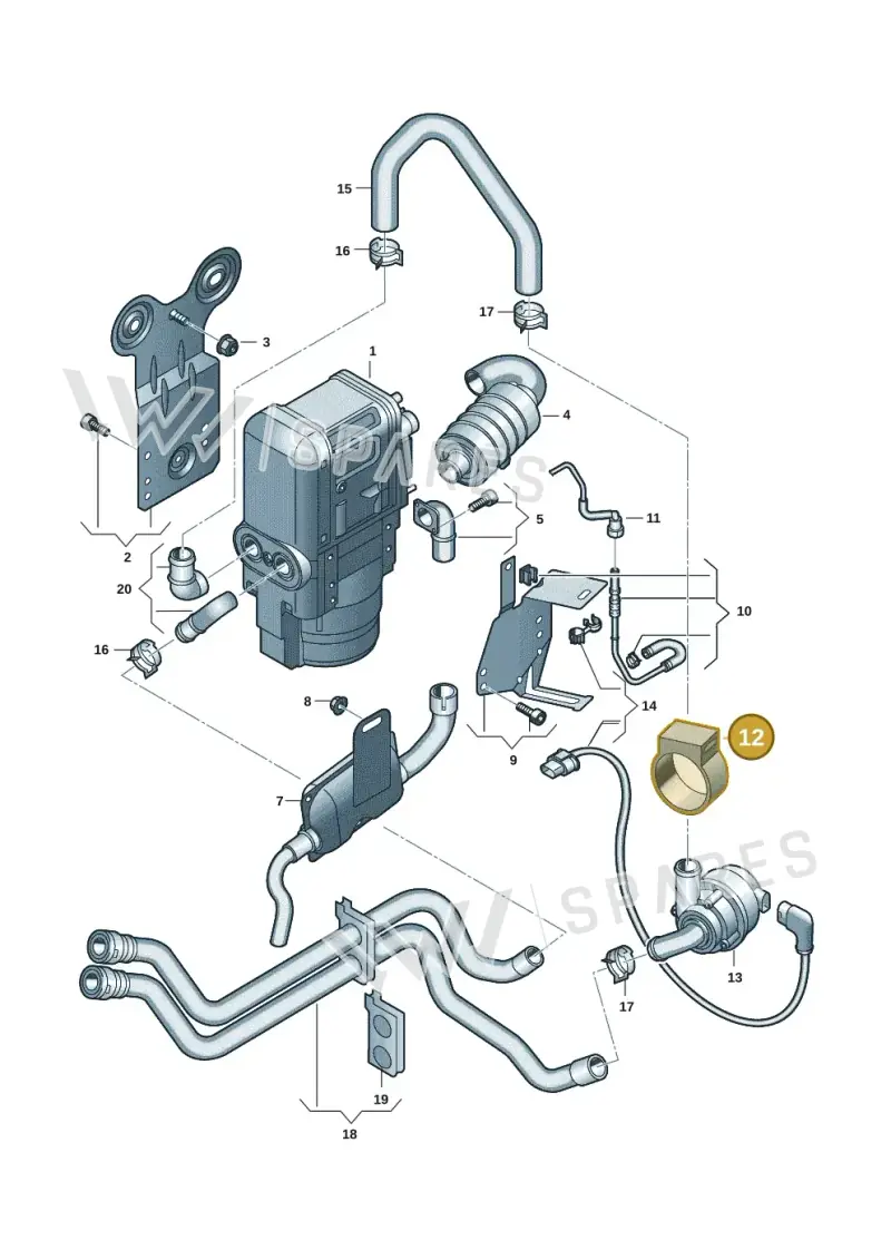 5Q0815689 — Skoda Kodiaq (2024-) diagram 3j0819700, position 12