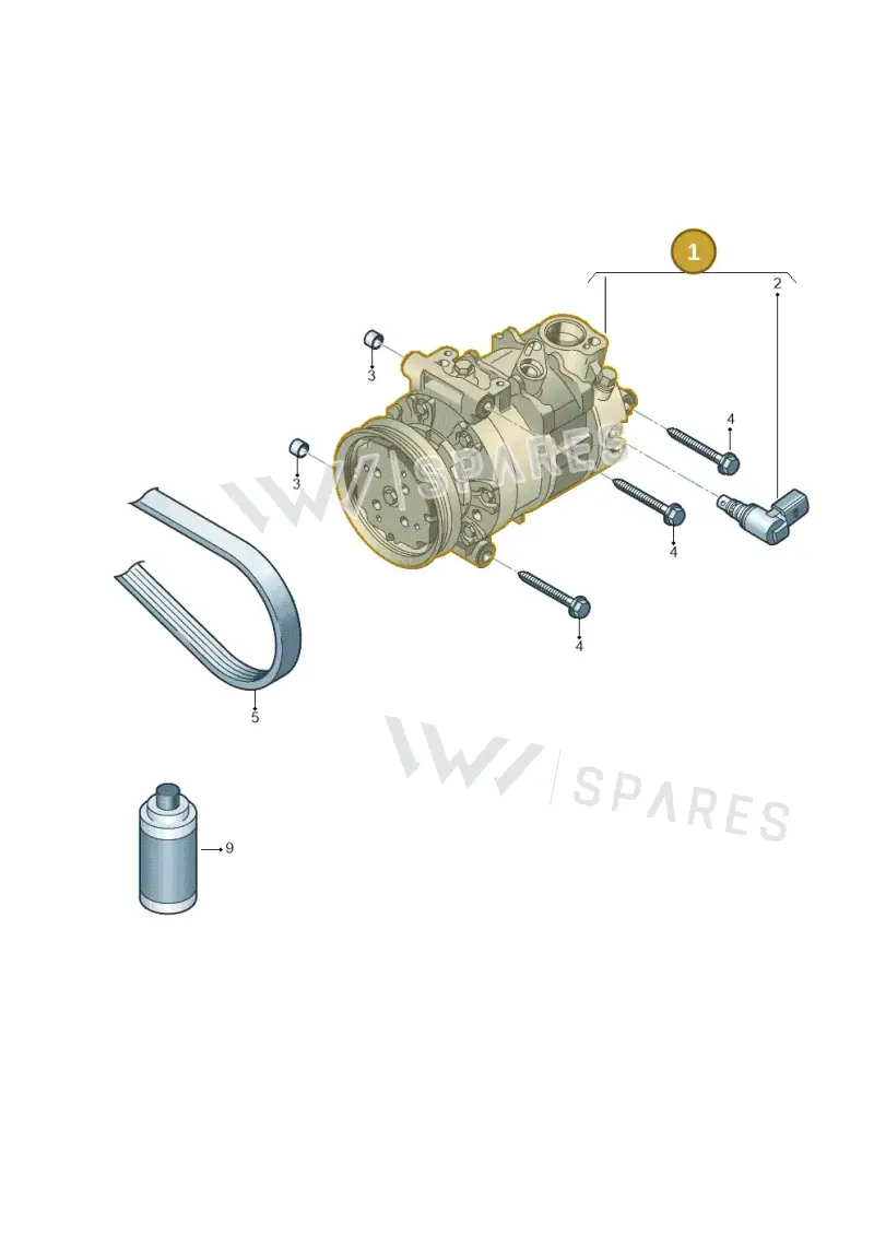 5Q0816803D — Skoda Octavia (2017-2020) diagram 827260100, position 1