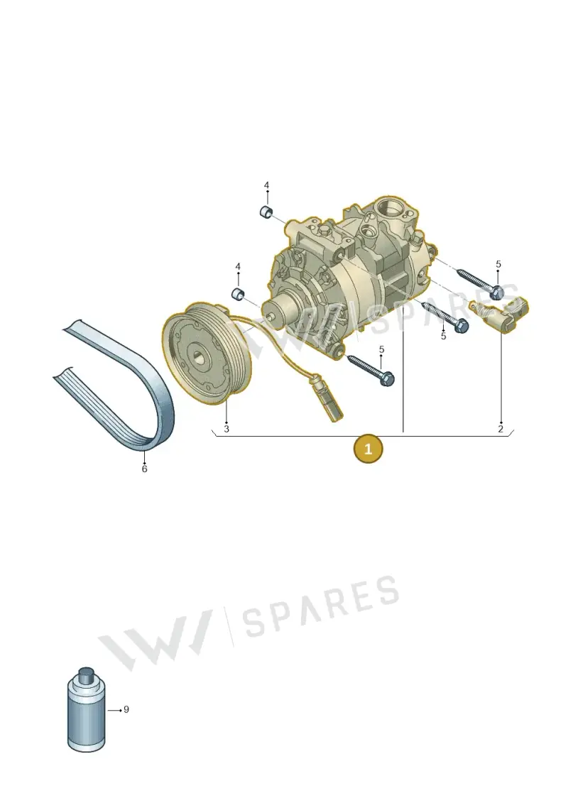 5Q0816803D — Skoda Kamiq (2019-) diagram 837260140, position 1