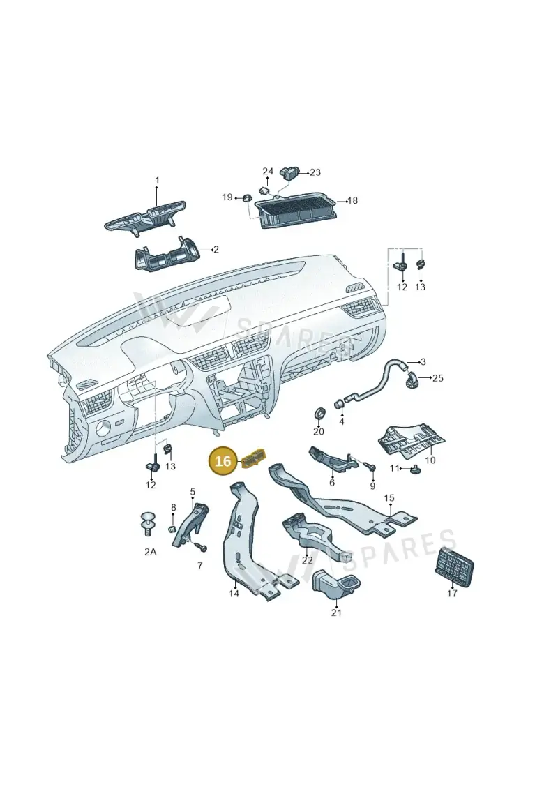 5Q0819663 — Skoda Octavia (2017-2020) diagram 805819030, position 16