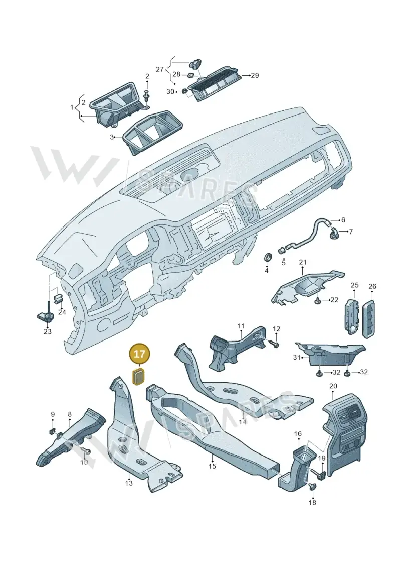 5Q0819663 — Skoda Kodiaq (2024-) diagram 804819300, position 17